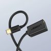 Ugreen USB/USB-C Type-C 3.0 OTG kábel/ átalakító adapter fekete-6957303837014 9 kép