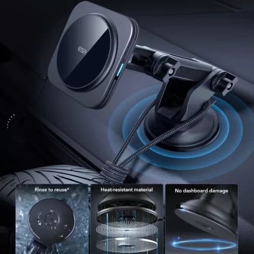 ESR HaloLock Qi2 tapadókorongos telefontartó vezeték nélküli töl-4894240210963 8 kép