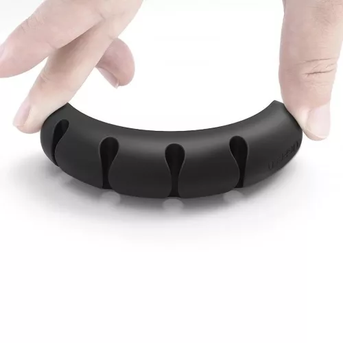Ugreen 30762 öntapadós kábelrendező 4 kábelhez - fekete (2 db)-6957303837625 8 kép