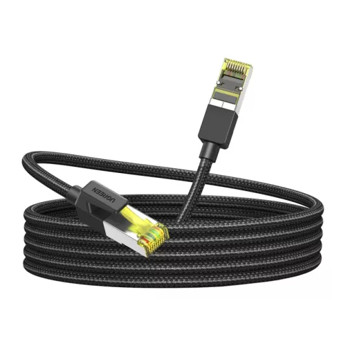 NW150 Cat 7 Ethernet kábel fonott, tiszta réz 10m fekete-6957303837915 2 kép