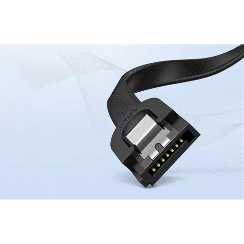 UGREEN US217 SATA ferde kábel, 0,5m (fekete)-6957303837977 5 kép