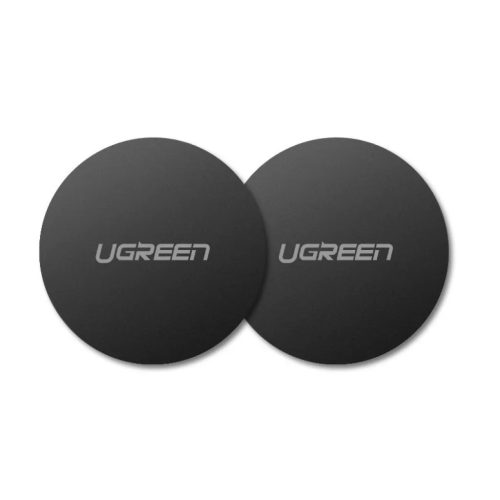 Ugreen 2x fém betét mágneses autós tartókhoz fekete (30836) féml-6957303838363 1 kép