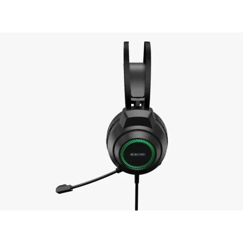 JELLICO vezetékes gamer fejhallgató mikrofonnal HD5 fekete-6974929208530 4 kép