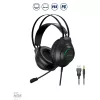JELLICO vezetékes gamer fejhallgató mikrofonnal HD5 fekete-6974929208530 9 kép
