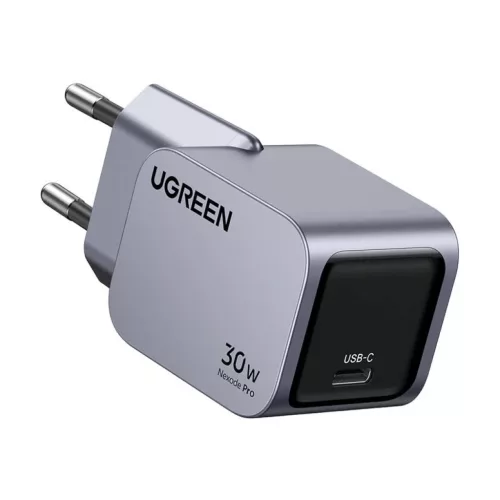 Ugreen Nexode Pro 30W hálózati USB-C töltő (szürke)-6941876230068 2 kép
