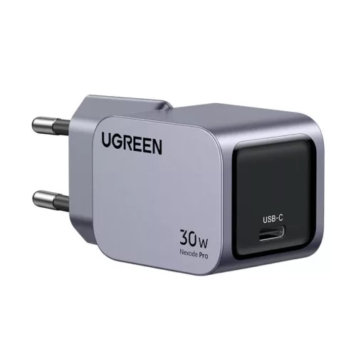 Ugreen Nexode Pro 30W hálózati USB-C töltő (szürke)-6941876230068 3 kép