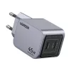 Ugreen Nexode Pro 45W hálózati töltő, 2x USB-C (szürke)-6941876230082 3 kép
