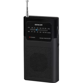 SENCOR SRD 1100 B hordozható AM/FM zsebrádió fekete-8590669222056 1 kép