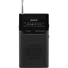 SENCOR SRD 1100 B hordozható AM/FM zsebrádió fekete-8590669222056 2 kép