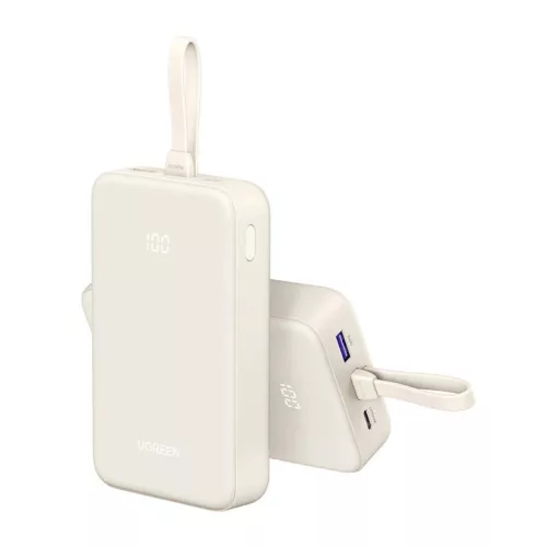 Powerbank 20000mAh Ugreen Nexode PB505, PD 20W (fehér)-6941876233403 4 kép