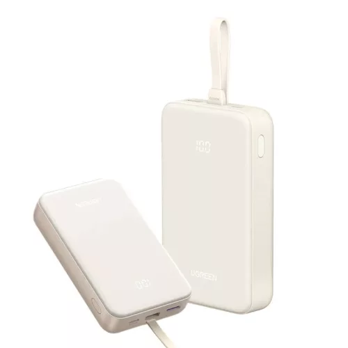 Powerbank 20000mAh Ugreen Nexode PB505, PD 20W (fehér)-6941876233403 5 kép