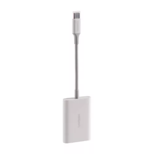 Ugreen 2-az-1-ben USB-C Kártyaolvasó CM265 (fehér)-6941876235063 4 kép