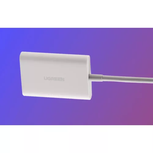 Ugreen 2-az-1-ben USB-C Kártyaolvasó CM265 (fehér)-6941876235063 10 kép