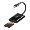UGREEN CM265 2 az 1-ben USB-C kártyaolvasó (fekete)-6941876236220 2 kép