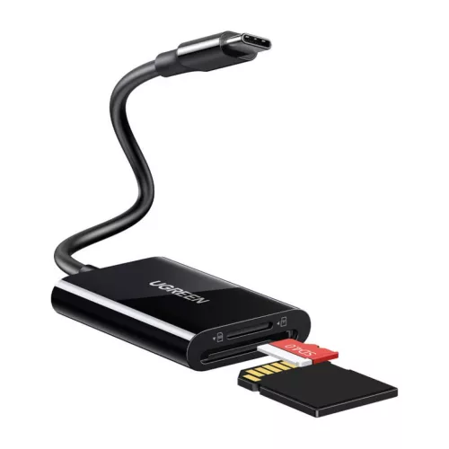 UGREEN CM265 2 az 1-ben USB-C kártyaolvasó (fekete)-6941876236220 3 kép