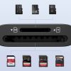 UGREEN CM265 2 az 1-ben USB-C kártyaolvasó (fekete)-6941876236220 4 kép