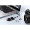 UGREEN CM265 2 az 1-ben USB-C kártyaolvasó (fekete)-6941876236220 4 kép