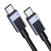 Ugreen USB-C-USB-C PD Gyors Töltőkábel L512 (Szürke) 0,5m-6941876239856 2 kép