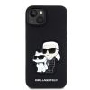 Karl Lagerfeld PU Saffiano Karl és Choupette tok iPhone 13-hoz Fekete-3666339126483 2 kép