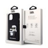 Karl Lagerfeld PU Saffiano Karl és Choupette tok iPhone 13-hoz Fekete-3666339126483 6 kép