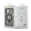 Guess IML Ring Stand Glitter MagSafe tok iPhone 15 Fekete-3666339156329 7 kép