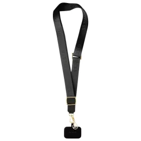 Guess keresztpánt nylon 4G charm fekete-3666339169756 1 kép