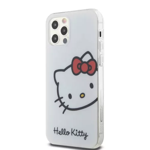 Hello Kitty IML Head Logo tok iPhone 12/12 Pro Fehér-3666339193461 2 kép