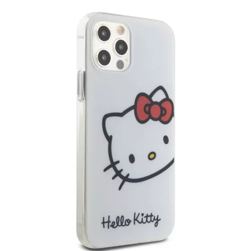 Hello Kitty IML Head Logo tok iPhone 12/12 Pro Fehér-3666339193461 4 kép