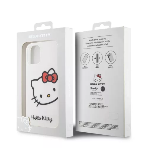 Hello Kitty IML Head Logo tok iPhone 12/12 Pro Fehér-3666339193461 7 kép