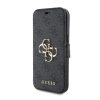 Guess PU Leather 4G Metal Logo tok iPhone 15 szürke-3666339194383 2 kép
