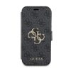 Guess PU Leather 4G Metal Logo tok iPhone 15 szürke-3666339194383 3 kép