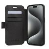 Guess PU Leather 4G Metal Logo tok iPhone 15 szürke-3666339194383 5 kép