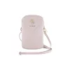 Guess PU Grained 4G Metal Logo Wallet Phone Bag Zipper Pink tok-3666339210632 2 kép