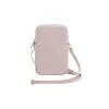 Guess PU Grained 4G Metal Logo Wallet Phone Bag Zipper Pink tok-3666339210632 4 kép