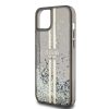Guess PC/TPU Liquid Glitter Gold Stripe tok iPhone 15 Plus Black-3666339223533 5 kép