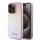 Guess PU bőrtok Iridescent Metal Script iPhone 15 Pro Max Pink tok