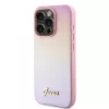 Guess PU bőrtok Iridescent Metal Script iPhone 15 Pro Max Pink tok-3666339224813 2 kép