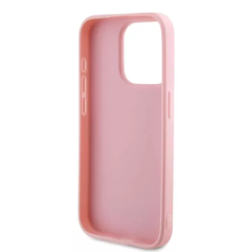 Guess PU bőrtok Iridescent Metal Script iPhone 15 Pro Max Pink tok-3666339224813 6 kép