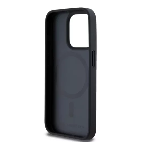  iPhone 15 Pro Max Fekete Karl Lagerfeld PU Karl Heads Pattern MagSafe-3666339252670 5 kép