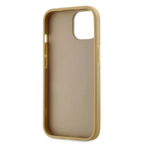  iPhone 15 arany Karl Lagerfeld Wrinkled PU Signature Logo tok-3666339255442 5 kép