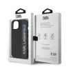  iPhone 15 fekete Karl Lagerfeld PU Saffiano Rhinestone Charm tok-3666339257965 6 kép