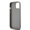 DKNY PU bőr ismétlődő minta tónusú csíkos tok iPhone 15 Bézs-3666339260538 5 kép
