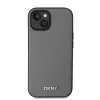 DKNY PU Bőr Ezüst Fém Logós Magsafe iPhone 15 Tok Szürke-3666339263898 2 kép