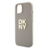 DKNY PU bőrből készült logós csuklópántos tok iPhone 15-höz, b-3666339264871 3 kép