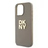DKNY PU bőr logós csuklópántos tok iPhone 15 Pro Max Beige-3666339264901 3 kép