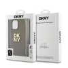 DKNY PU bőr logós csuklópántos tok iPhone 15 Pro Max Beige-3666339264901 5 kép