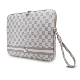  Laptop táska 15/16" bézs DKNY PU bőr kockás mintás és csíkos-3666339271220 2 kép