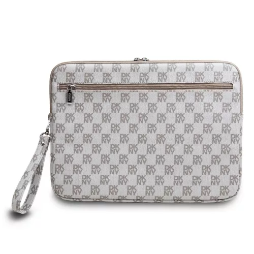  Laptop táska 15/16" bézs DKNY PU bőr kockás mintás és csíkos-3666339271220 3 kép
