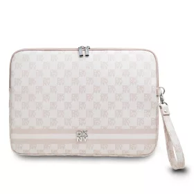  Laptop táska 13/14" Rózsaszín DKNY PU bőr Kockás minta és csík-3666339271251 1 kép