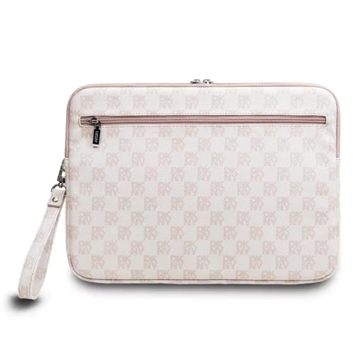  Laptop táska 13/14" Rózsaszín DKNY PU bőr Kockás minta és csík-3666339271251 3 kép